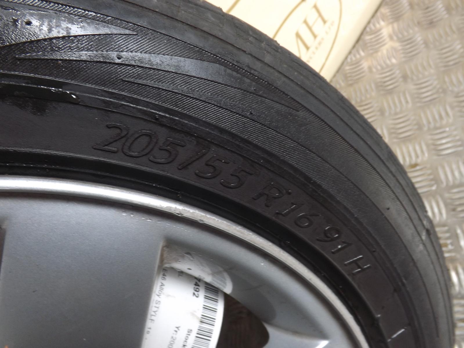 BMW 3 SERIES 16" Inch Alloy Wheel With Tyre 205/55R16 7 Spoke 5 Stud